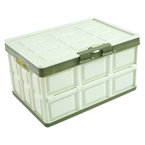 순잠 차박 캠핑 접이식 폴딩박스 30L, 그린, 1개