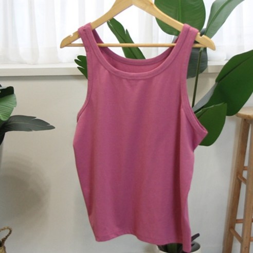 공블리 여성용 심플한 듯 세련된 디자인 루즈핏 민소매 티셔츠 CST1415