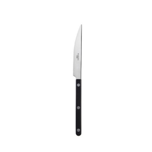 사브르 비스트로 샤이니 디너나이프 23.5cm, 블랙, 2개