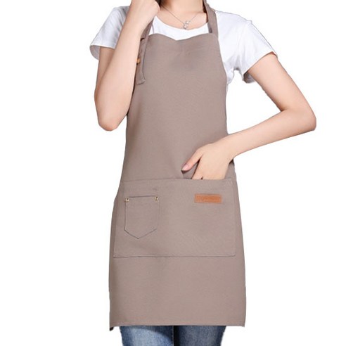 스타 베이직 단추 포인트 앞치마 68 x 90 cm, Type 04, 1개