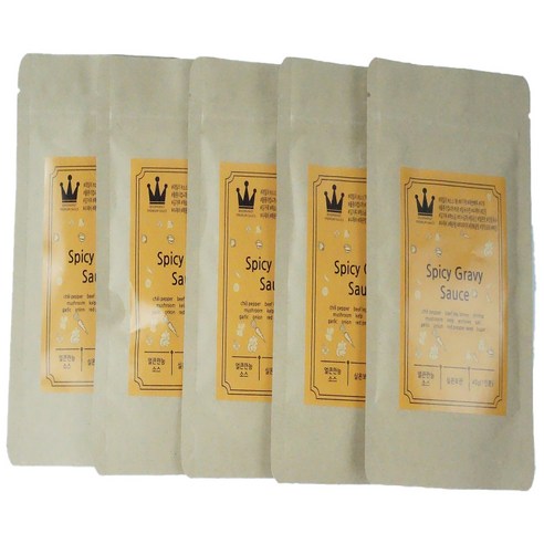 빈스마켓 얼큰 만능 소스, 40g, 5개