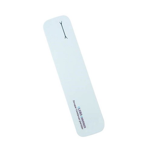 크린챔버 휴대용 UV LED BAT USB 충전 라운드 칫솔살균기 DK-900, 블루 + 화이트