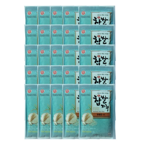 해가원 복합 찹쌀가루, 300g, 25개