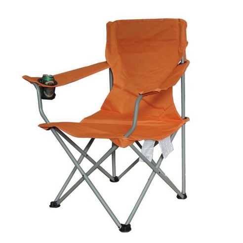 프랑온드 캠핑 야외 접이식 의자, 오렌지, 1개
