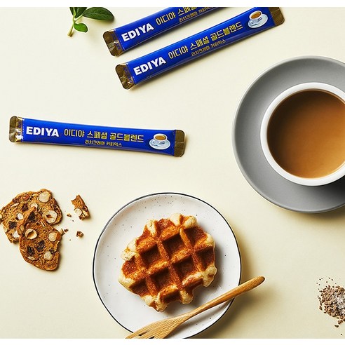 이디야의 품격 있는 달콤함, 스페셜 골드 블렌드 리치크레마 커피 믹스