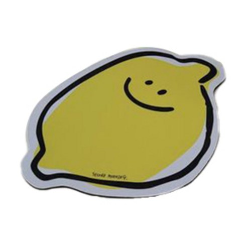 파라다이소 데일리 어도러블 아트 만화 마우스패드, B레몬, 1개