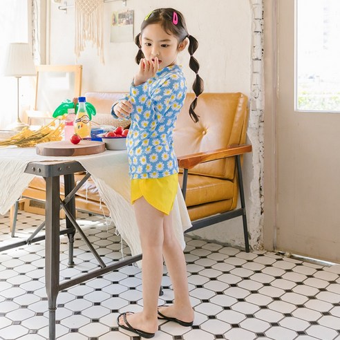 체리블랑 아동용 마린 수영복 숏팬츠