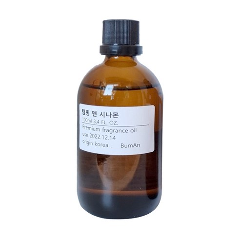 프래그런스 오일 디퓨저베이스, 캠핑 앤 시나몬, 100ml