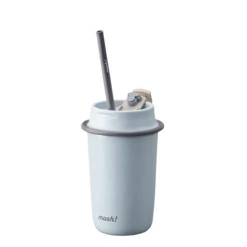 모슈 라떼 스트로우 텀블러, 스카이, 350ml