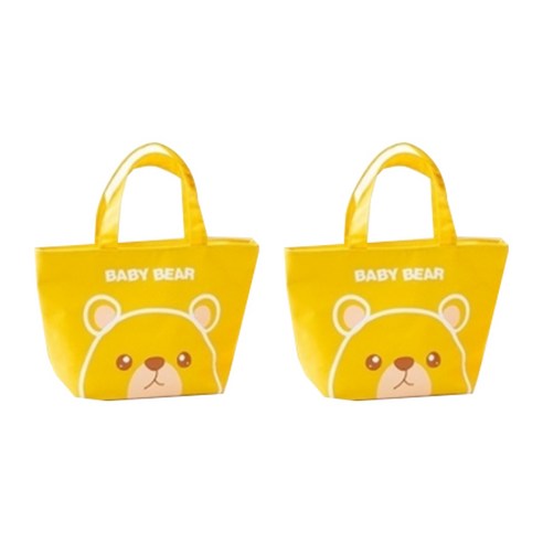 마샤투 휴대용 보냉가방 2p, 노랑