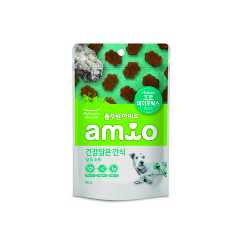 아미오 강아지 간식, 닭고기로 채운 장 건강과 행복한 소화
