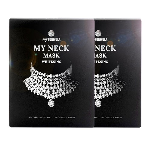 마이 넥 마스크 화이트닝, 2개, 5개입