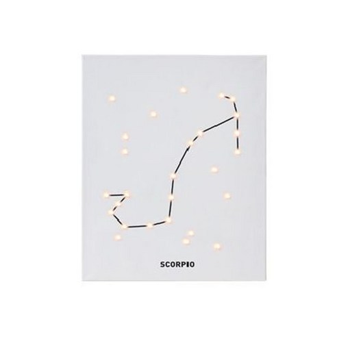 스칸디팝 별자리 시리즈 DIY 캔버스조명, 전갈자리, 1개