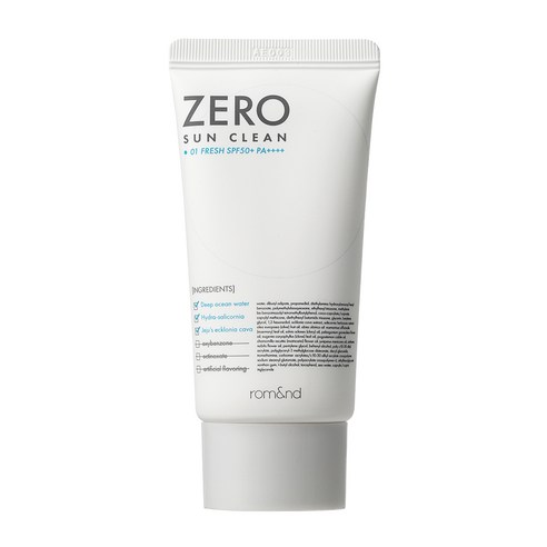 롬앤 제로 선 클린 01 프레쉬 SPF50+ PA++++, 50ml, 1개