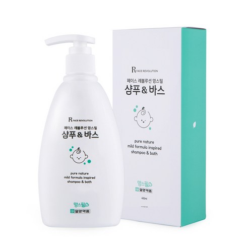 일양약품 페이스레볼루션 맘스필 샴푸 앤 바스, 1개, 400ml