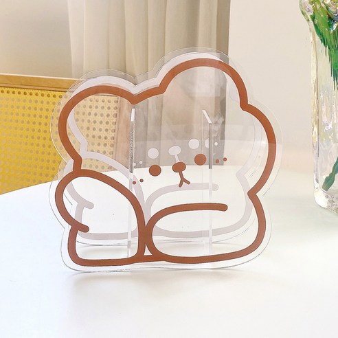 투명 캐릭터 소품 보관함 C 대형, 1개