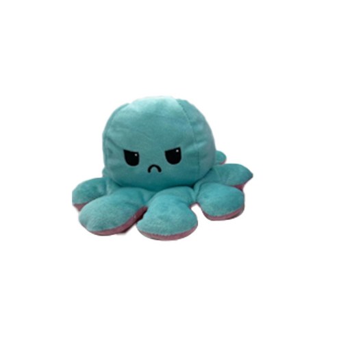 클레르 뒤집기 문어인형, 10cm, 그린