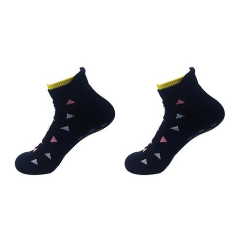 뉴탑 레이디 트라이앵글 골프삭스 일반형 2켤레, NAVY, 2개