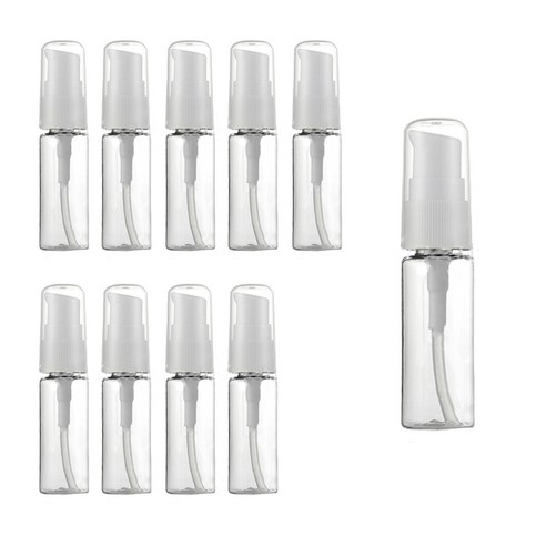 화장품 펌프용기 20ml, 흰색, 10개