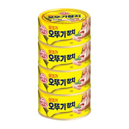 오뚜기 참치, 135g, 4개