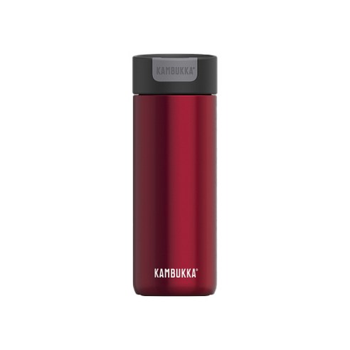 캄부카 올림푸스 스위치버튼 보온 보냉 프리미엄 텀블러, 래너버스레드, 500ml