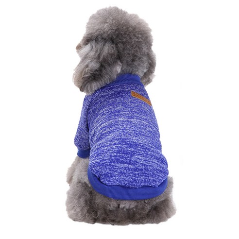 귀여운 코튼 반려동물 스웨터, 09 네이비 블루