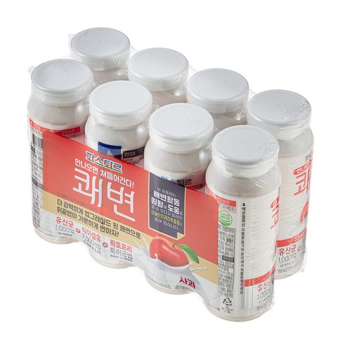 상쾌함과 건강을 위한 파스퇴르 쾌변 사과