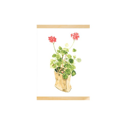 아트조이 DIY 행잉 명화그리기 족자형 30 x 40 cm, 꽃의 인사, 1개