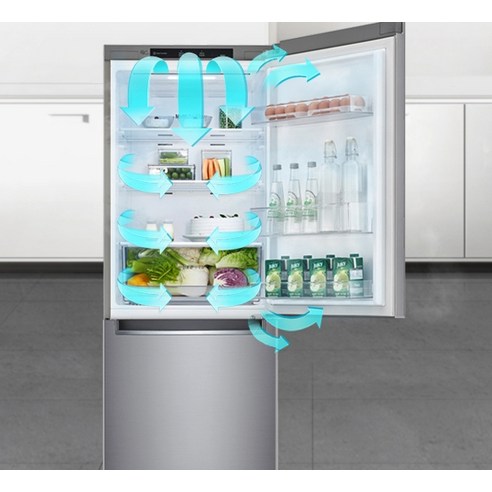 신선한 식품을 더 오랫동안 보존하는 완벽한 냉장 솔루션: LG전자 디오스 일반형 냉장고