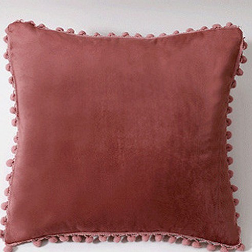 라플렌느 유럽풍 로맨틱 벨벳 코튼 등받이 쿠션커버 2p