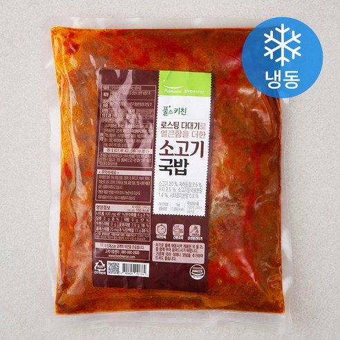 풀무원 풀스키친 소고기 국밥 (냉동), 1kg, 1개