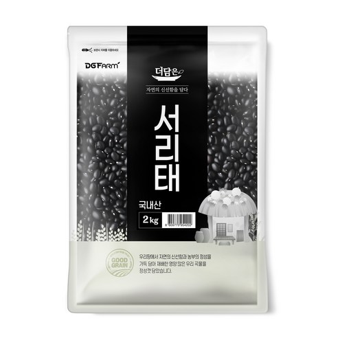 더담은 서리태, 2kg, 1개