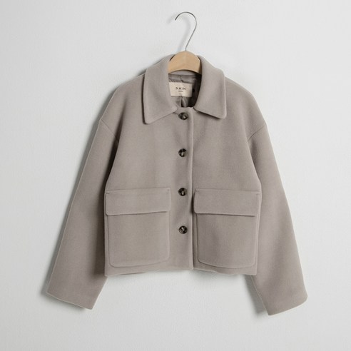 NAIN 여성용 셋업 소프트 싱글 크롭 자켓 JK-2581