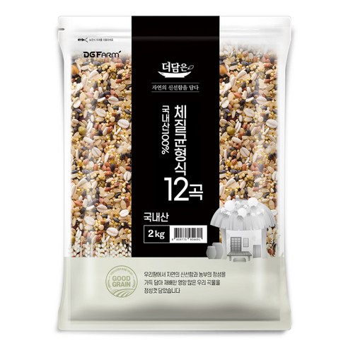 더담은 100% 국산 체질균형식 12곡, 1kg, 1개