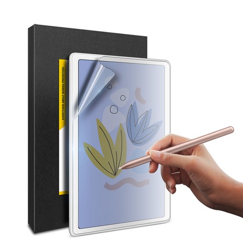 고부기 지문방지 드로잉 종이질감 태블릿PC 액정보호필름, 투명
