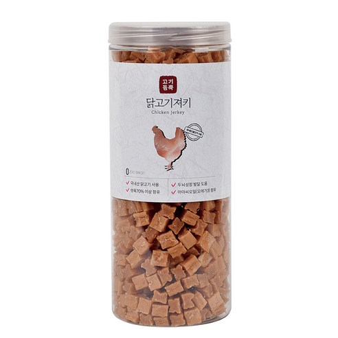 고기듬뿍 반려견 져키 1kg, 1개, 닭고기 맛