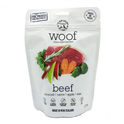 워프 강아지 전연령 비프 동결건조 사료, 1개, 50g, 소