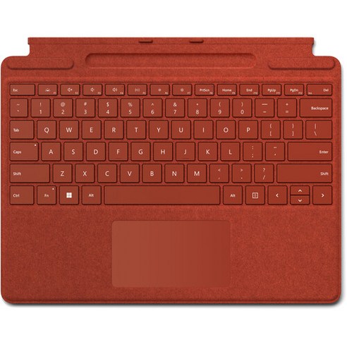 마이크로소프트 Signature 타입 태블릿 PC 커버 + 기본제공보관함, Poppy Red
