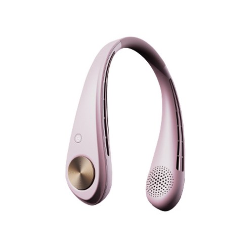 셀온테라피 무선 휴대용 넥밴드 선풍기, 펄핑크, CELLON-F1