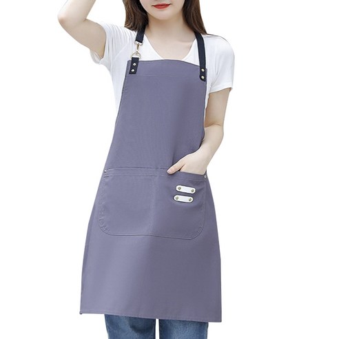 쏘나이스 베이킹 가정용 방수 앞치마, 03 그레이, 1개