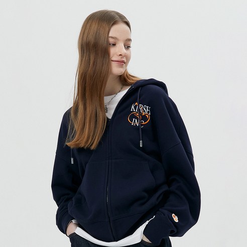 키르시 CHERRY HOODIE ZIP UP JUMPER
