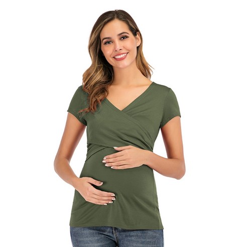 女裝時尚孕婦裝哺乳服T卹孕婦孕婦孕婦孕婦媽媽孕婦孕婦哺乳期哺乳期孕婦用品