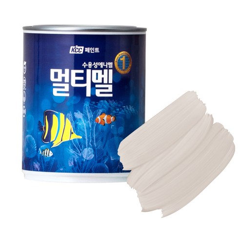 KCC페인트 숲으로 홈앤 멀티멜 페인트 반광 0.9L, 1개, 900ml, 1개, 노블그레이