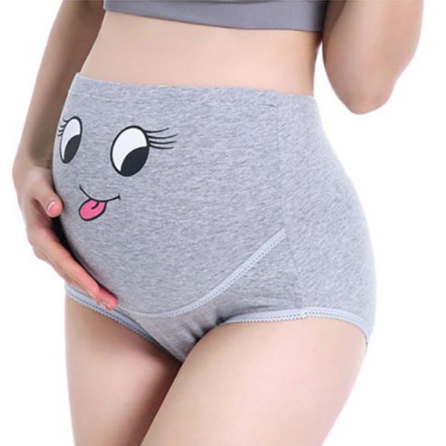 오다미 아기자기 캐릭터 허리조절 임산부 팬티 2p