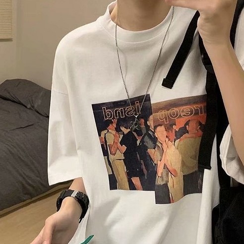 男女通用 時尚 休閒 服裝 上衣 短袖 T卹 中性 中性 中性