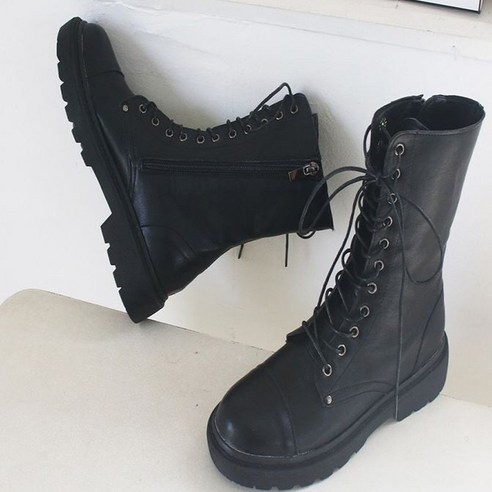 여성용 레이스업 워커 3cm pr3004