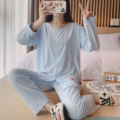 순면 아이스 잠옷 파자마 세트 7088