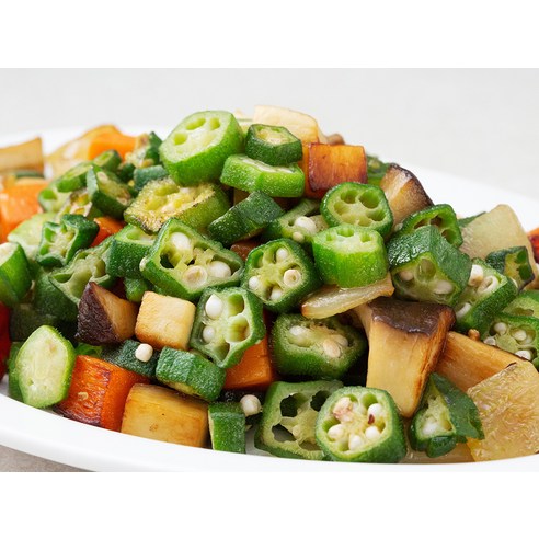 푸짐하고 맛있는 식감: 퀵쿠킹 냉동 오크라