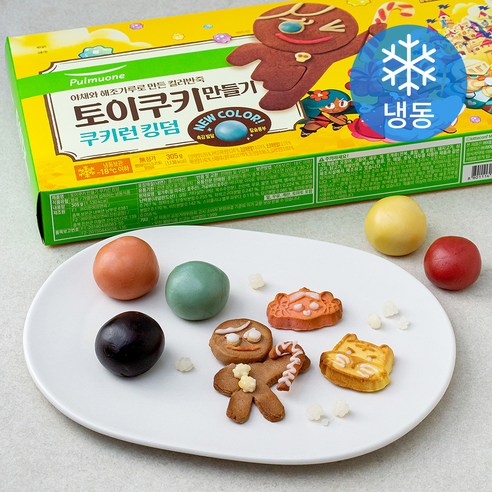 풀무원 토이쿠키 만들기 쿠키런 킹덤 (냉동) 305g, 1개