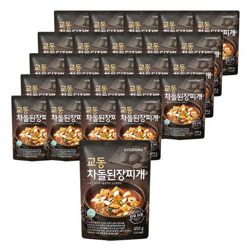교동식품 차돌 된장찌개, 450g, 25개